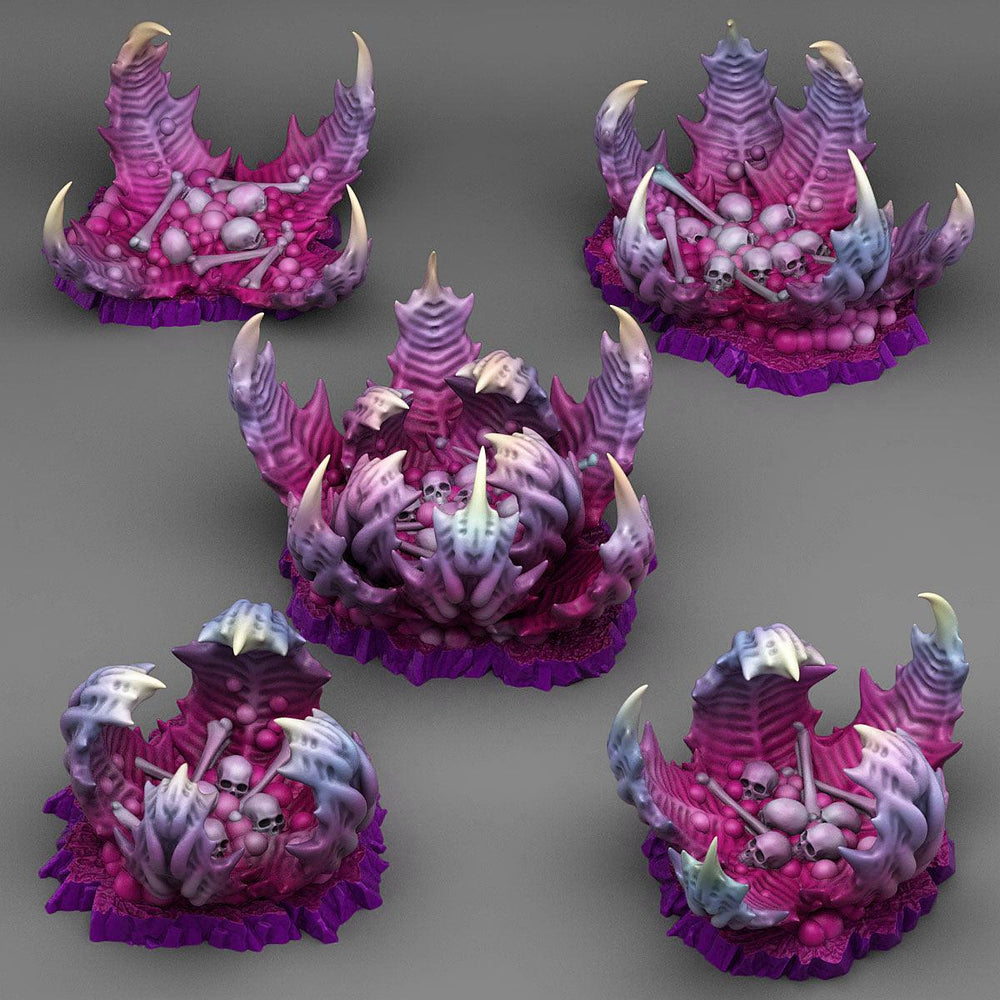 3D Printed Fantastic Plants and Rocks Alien Carnivorous Plants 28mm - 32mm D&D Wargaming (Online Only)