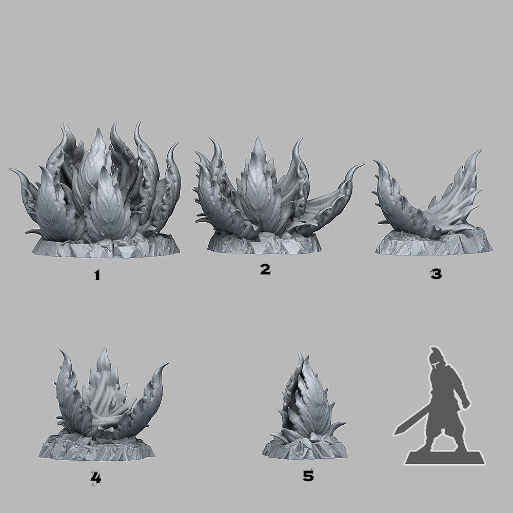 3D Printed Fantastic Plants and Rocks Alien Carnivorous Plants 28mm - 32mm D&D Wargaming (Online Only)