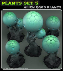 3D Printed Fantastic Plants and Rocks Alien Eggs Plants 28mm - 32mm D&D Wargaming (Online Only)