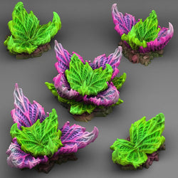 3D Printed Fantastic Plants and Rocks Alien Flowers 28mm - 32mm D&D Wargaming (Online Only)
