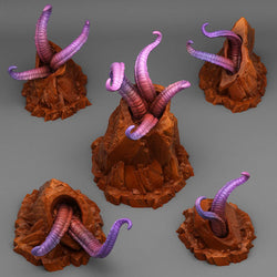 3D Printed Fantastic Plants and Rocks Alien Mars Stones 28mm - 32mm D&D Wargaming (Online Only)