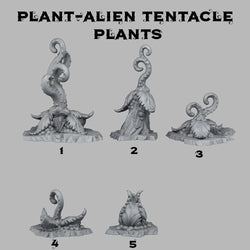 3D Printed Fantastic Plants and Rocks Alien Tentacle Plants 28mm - 32mm D&D Wargaming (Online Only)
