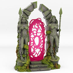 3D Printed Fantastic Plants and Rocks Amazone Portal With Its Lianas Effect 28 32 mm Wargaming DnD (Online Only)