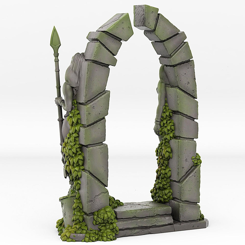 3D Printed Fantastic Plants and Rocks Amazone Portal With Its Lianas Effect 28 32 mm Wargaming DnD (Online Only)