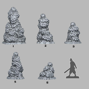 3D Printed Fantastic Plants and Rocks Ancient Crusader Tombs 28mm - 32mm D&D Wargaming (Online Only)