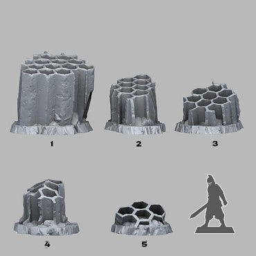 3D Printed Fantastic Plants and Rocks Ancient Giant Wasps Hive 28mm - 32mm D&D Wargaming (Online Only)