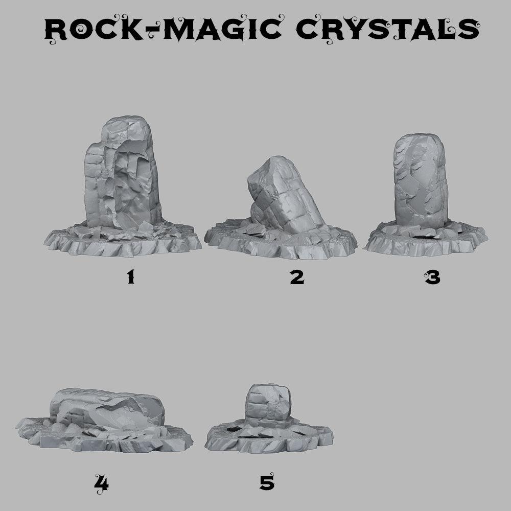 3D Printed Fantastic Plants and Rocks Ancient Jungle Ruins 28mm - 32mm D&D Wargaming (Online Only)