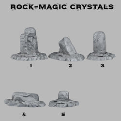 3D Printed Fantastic Plants and Rocks Ancient Jungle Ruins 28mm - 32mm D&D Wargaming (Online Only)
