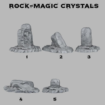 3D Printed Fantastic Plants and Rocks Ancient Jungle Ruins 28mm - 32mm D&D Wargaming (Online Only)