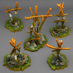 3D Printed Fantastic Plants and Rocks Ancient Tribal Ruins 28mm - 32mm D&D Wargaming (Online Only)