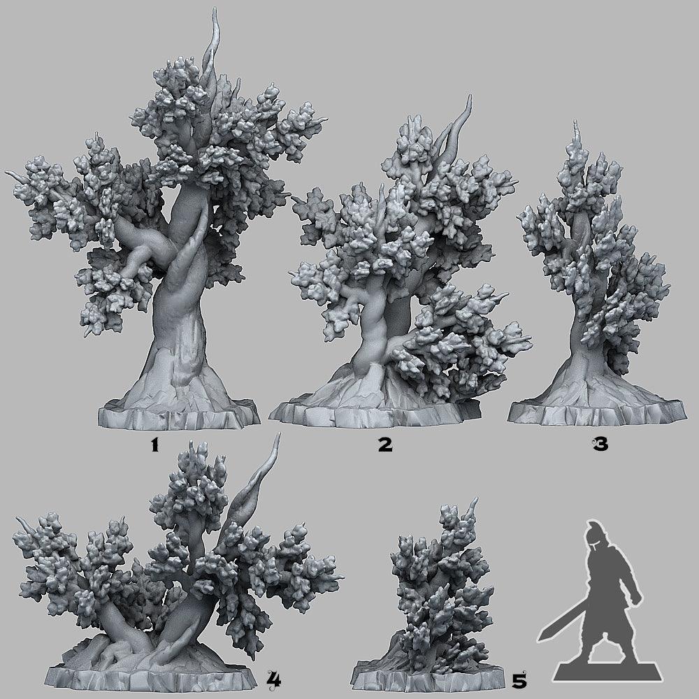 3D Printed Fantastic Plants and Rocks Angervine Trees 28mm - 32mm D&D Wargaming (Online Only)