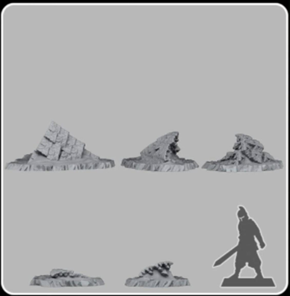 3D Printed Fantastic Plants and Rocks Berried Ancient Temples 28mm - 32mm D&D Wargaming (Online Only)