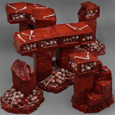 3D Printed Fantastic Plants and Rocks Catacomb Modular Bridges 28mm - 32mm D&D Wargaming (Online Only)