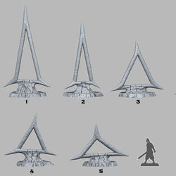 3D Printed Fantastic Plants and Rocks CULTIST BURNING SYMBOLS 28mm - 32mm D&D Wargaming (Online Only)