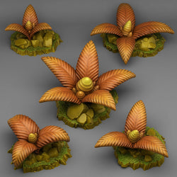3D Printed Fantastic Plants and Rocks Dangerous Bee Plants 28mm - 32mm D&D Wargaming (Online Only)