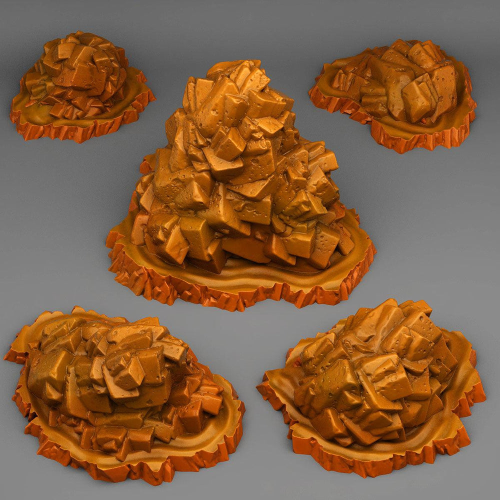 3D Printed Fantastic Plants and Rocks Dangerous Desert Stones 28mm - 32mm D&D Wargaming (Online Only)
