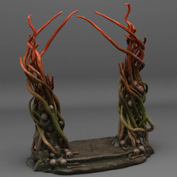 3D Printed Fantastic Plants and Rocks Dark Forest Portal 28mm - 32mm D&D Wargaming (Online Only)
