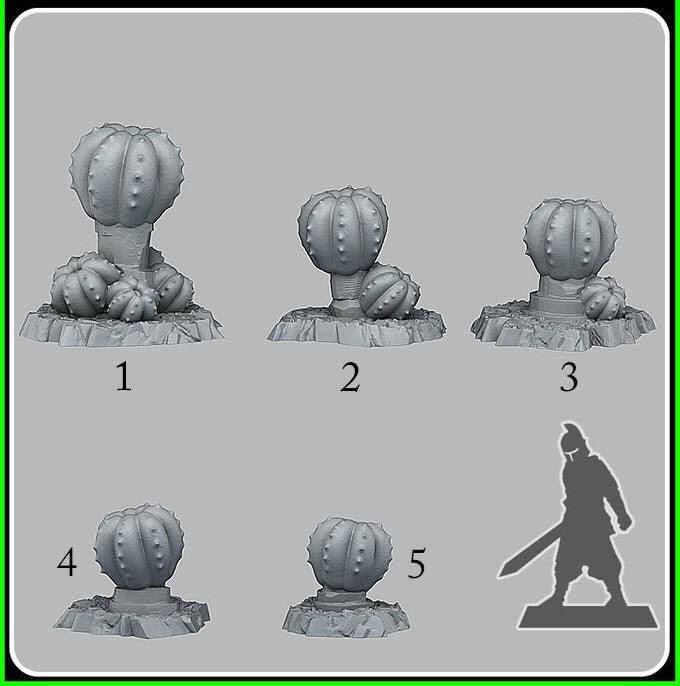 3D Printed Fantastic Plants and Rocks Demonic Pumpkins 28mm - 32mm D&D Wargaming (Online Only)