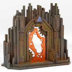 3D Printed Fantastic Plants and Rocks Dwarf Mine Portal With Its Lava Effect 28mm - 32mm D&D Wargaming (Online Only)