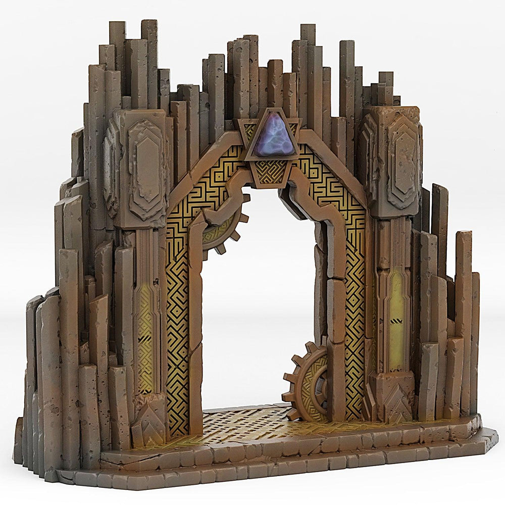 3D Printed Fantastic Plants and Rocks Dwarf Mine Portal With Its Lava Effect 28mm - 32mm D&D Wargaming (Online Only)
