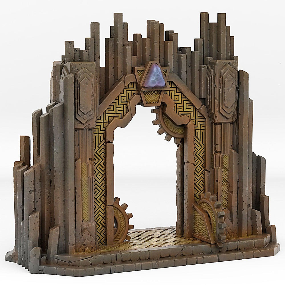 3D Printed Fantastic Plants and Rocks Dwarf Mine Portal With Its Lava Effect 28mm - 32mm D&D Wargaming (Online Only)