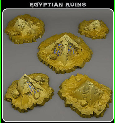 3D Printed Fantastic Plants and Rocks Egyptian Ruins 28mm - 32mm D&D Wargaming (Online Only)