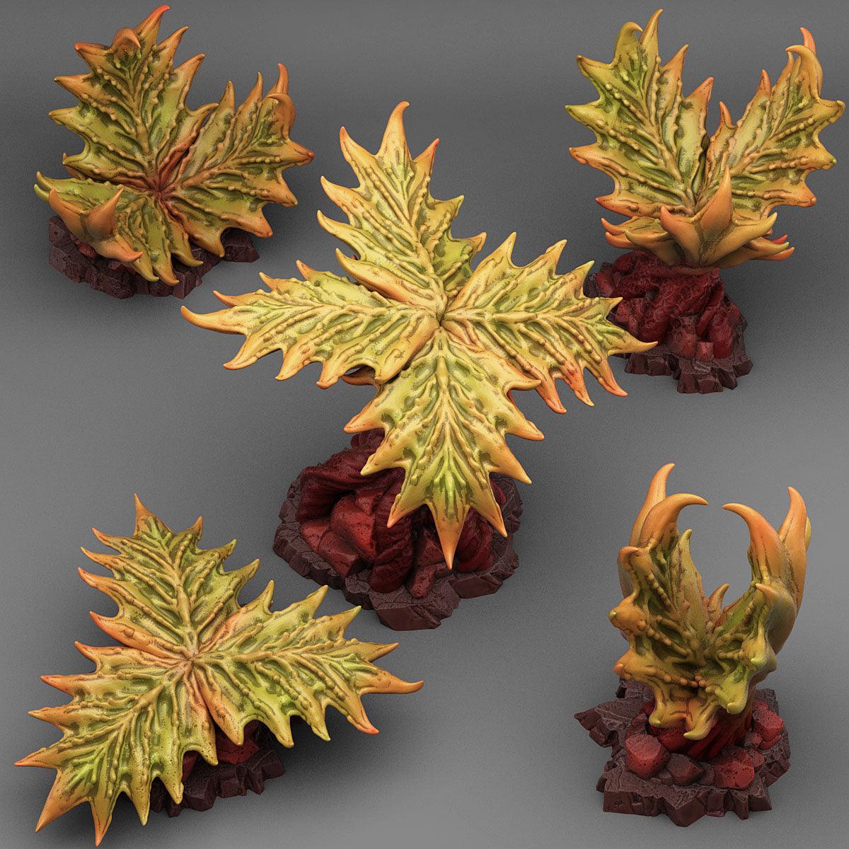 3D Printed Fantastic Plants and Rocks Fairy Hammocks 28mm - 32mm D&D Wargaming (Online Only)