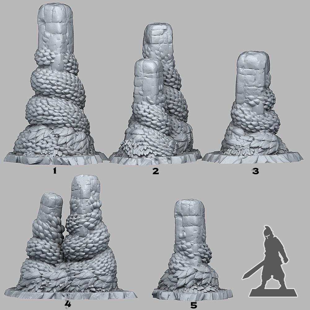 3D Printed Fantastic Plants and Rocks Fairy Ivy 28mm - 32mm D&D Wargaming (Online Only)