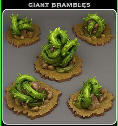 3D Printed Fantastic Plants and Rocks Giant Brambles 28mm - 32mm D&D Wargaming (Online Only)