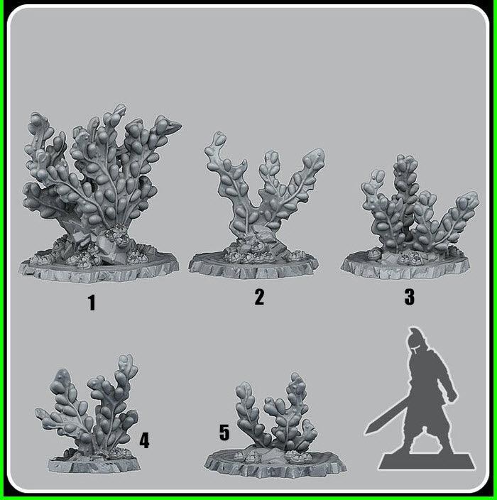3D Printed Fantastic Plants and Rocks Giant Brown Algae 28mm - 32mm D&D Wargaming (Online Only)