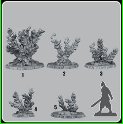 3D Printed Fantastic Plants and Rocks Giant Brown Algae 28mm - 32mm D&D Wargaming (Online Only)