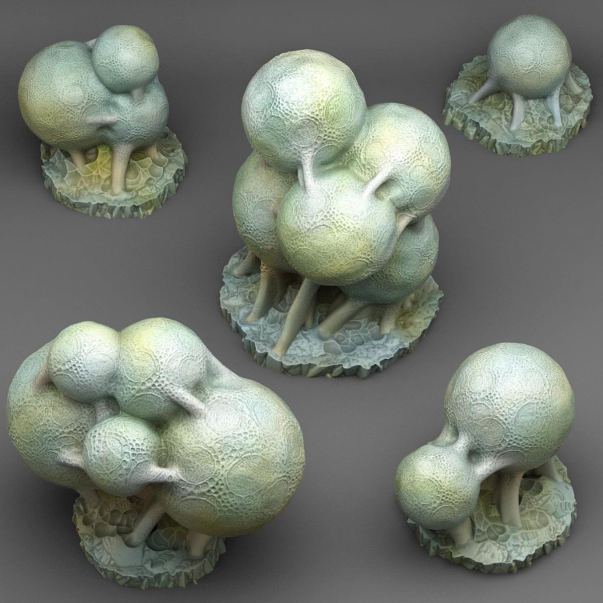 3D Printed Fantastic Plants and Rocks Giant Spider Eggs 28mm - 32mm D&D Wargaming (Online Only)