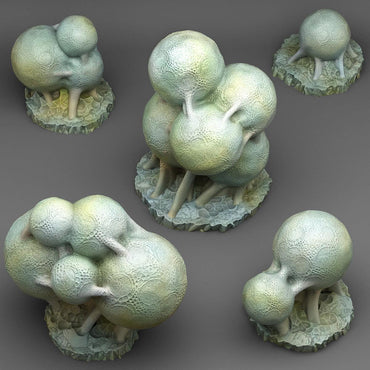 3D Printed Fantastic Plants and Rocks Giant Spider Eggs 28mm - 32mm D&D Wargaming (Online Only)