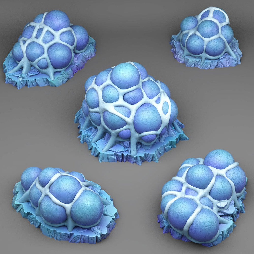 3D Printed Fantastic Plants and Rocks Ice Spider Eggs 28mm - 32mm D&D Wargaming (Online Only)
