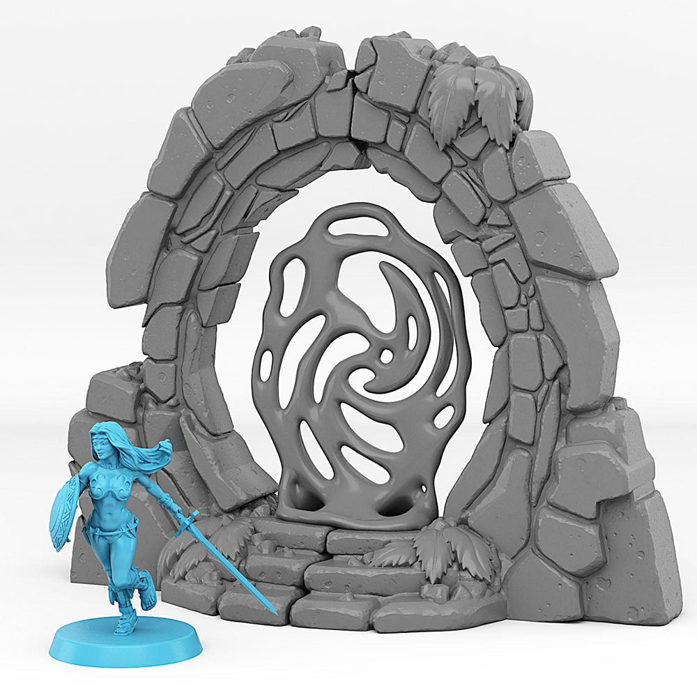 3D Printed Fantastic Plants and Rocks Jurassic Portal With Its Forgotten Effect 28mm - 32mm D&D Wargaming (Online Only)