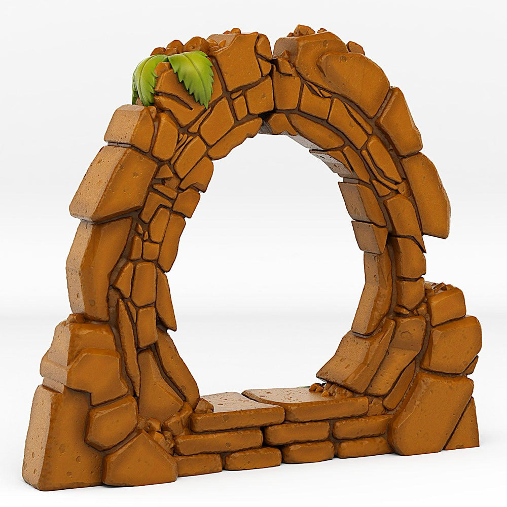 3D Printed Fantastic Plants and Rocks Jurassic Portal With Its Forgotten Effect 28mm - 32mm D&D Wargaming (Online Only)