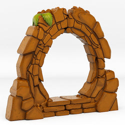 3D Printed Fantastic Plants and Rocks Jurassic Portal With Its Forgotten Effect 28mm - 32mm D&D Wargaming (Online Only)