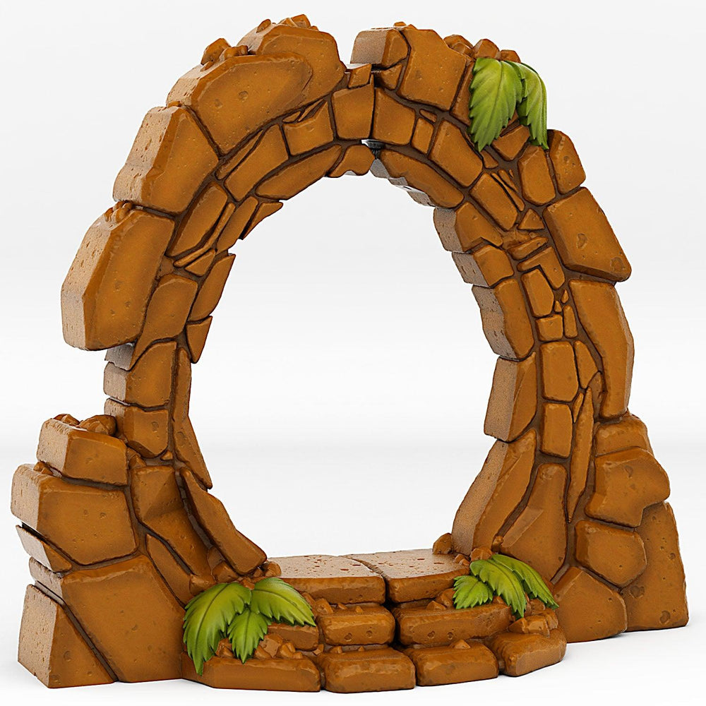 3D Printed Fantastic Plants and Rocks Jurassic Portal With Its Forgotten Effect 28mm - 32mm D&D Wargaming (Online Only)