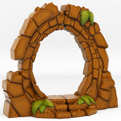 3D Printed Fantastic Plants and Rocks Jurassic Portal With Its Forgotten Effect 28mm - 32mm D&D Wargaming (Online Only)