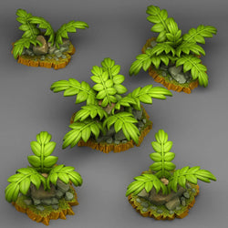 3D Printed Fantastic Plants and Rocks Legendary Celtic Plants 28mm - 32mm D&D Wargaming (Online Only)