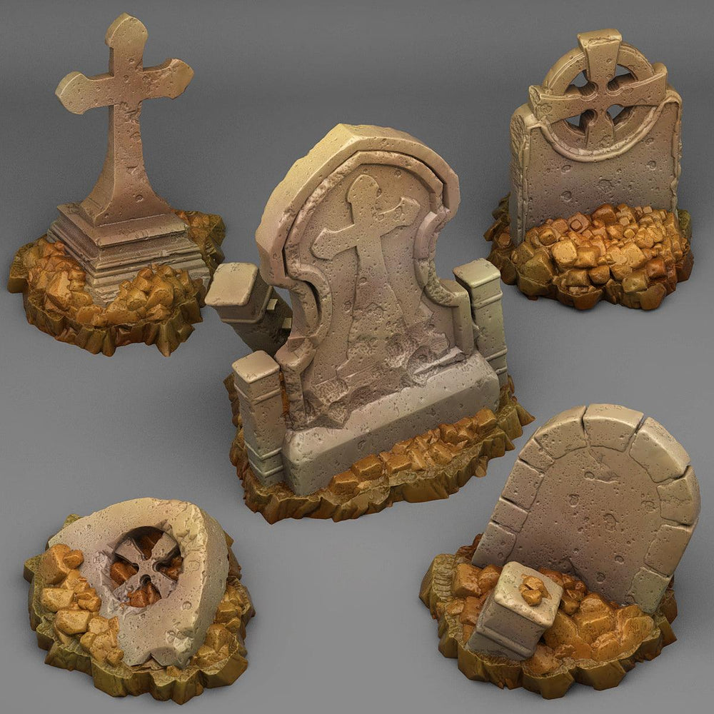3D Printed Fantastic Plants and Rocks Lost Graveyards 28mm - 32mm D&D Wargaming (Online Only)