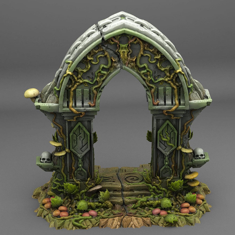 3D Printed Fantastic Plants and Rocks Magic Forest Gate 28mm - 32mm D&D Wargaming (Online Only)