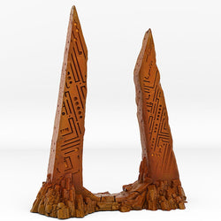 3D Printed Fantastic Plants and Rocks Mars Portal With Its Strange Cloud Effect 28mm - 32mm D&D Wargaming (Online Only)