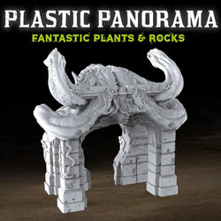 3D Printed Fantastic Plants and Rocks MEDUSA'S LAIR ENTRANCE 28mm - 32mm D&D Wargaming (Online Only)