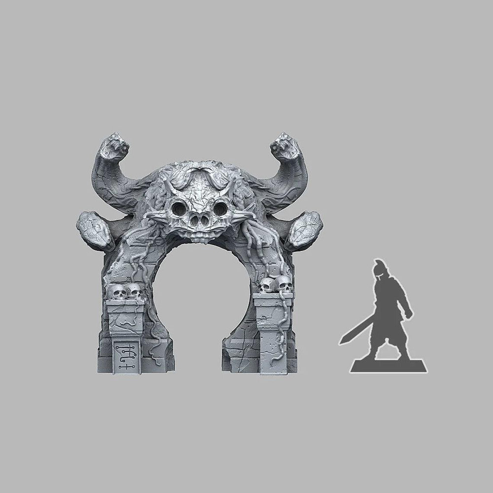 3D Printed Fantastic Plants and Rocks MEDUSA'S LAIR ENTRANCE 28mm - 32mm D&D Wargaming (Online Only)