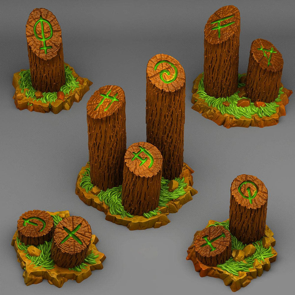 3D Printed Fantastic Plants and Rocks Mystical Tree Trunk 28mm - 32mm D&D Wargaming (Online Only)