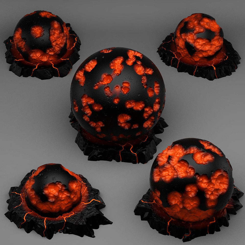 3D Printed Fantastic Plants and Rocks NECROTIC FOCUS CRYSTALS 28mm - 32mm D&D Wargaming (Online Only)