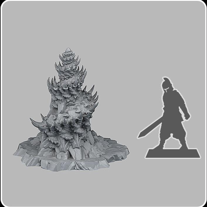 3D Printed Fantastic Plants and Rocks Ocean Sea Terrain Set 28mm - 32mm D&D Wargaming (Online Only)