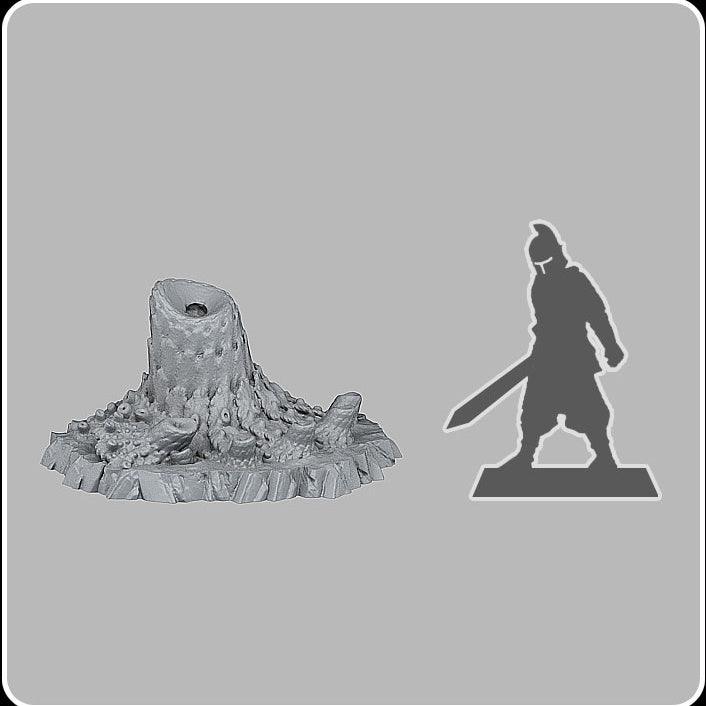 3D Printed Fantastic Plants and Rocks Ocean Sea Terrain Set 28mm - 32mm D&D Wargaming (Online Only)