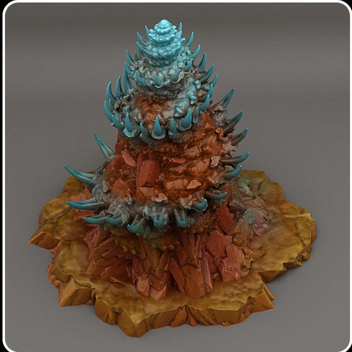 3D Printed Fantastic Plants and Rocks Ocean Sea Terrain Set 28mm - 32mm D&D Wargaming (Online Only)